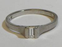 SU7003 Eleganter  Platin - Ring