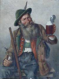 GE4015 Ernst  Emmanuel  Müller, Sitzender  Jäger mit  Bierkrug
