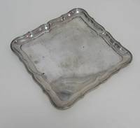 MT5035 Quadratisches   Silber - Tablett