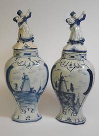 PK1049 Paar Vasen Delft