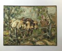 GE4048 Julius  Seyler, Magd  mit  drei  Kühen  auf  der  Weide