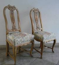 MB9041 Zwei   Hochlehne - Stühle   Barock