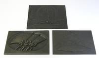 MT-469 Drei  gusseiserne  - Reliefplatten  Lauchhammer(116)