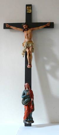 SK3059 Wand - Kruzifix  mit   Maria
