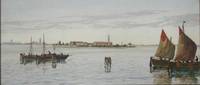 GE4050 Fischerboote  vor   Venedig