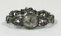 SU7008 Silberne  Damen - Armbanduhr  um  1910