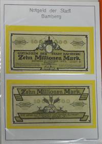 VE6003 Konvolut  (u. a. Bamberger)  Geldscheine, Vignetten  etc.  19./20. Jahrhundert