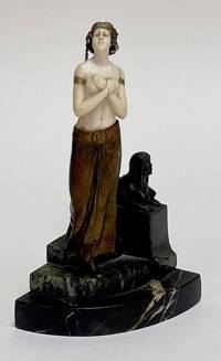 SK3001 Ernst   Seger, Chryselephantine   einer   Tempeltänzerin  mit   Sphinx