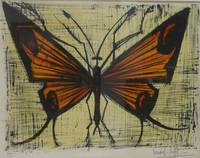 GR8014 Bernard  Buffet,„Le  Papillon  Orangé“ (1964)