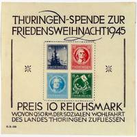 PM10004 Briefmarken - Block Weihnacht 1945 Thüringen