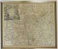 GR8062 Kupferstichkarte   Bamberg  (um 1720)