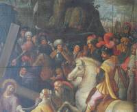 GE4105 Frans  Francken  II.  (Umkreis / Nachfolge), Kreuztragung  Christi  zum  Berg  Golgatha