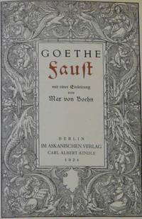 GR8019 Goethe, Faust (Askanischer  Verlag  1924)