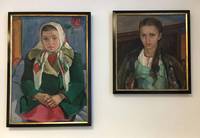 GE4043 Karolina  Gatarikova, Zwei  Mädchen - Bildnisse