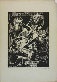 GR8044 Max  Pechstein, Das  Vater  Unser  (Mappenwerk  von  1921  mit 12  Holzschnitten)