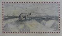 GE4043 Eisbär  am  Nordpol