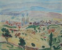 Blick auf Bamberg Gemälde von Erich Heckel