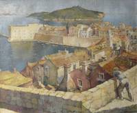 GE4011 Gustav  Hilbert, Blick  auf  den  Hafen  von  Dubrovnik