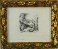 GE4117 Eliza  Burmester, Ernteszene  in  romantischer  Landschaft  (1853)