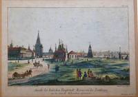 GR8033 Zwei  kolorierte  Ansichten  Moskau  1811/ 1812