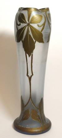 GL2029 Jugendstil - Vase  mit  Blattdekor