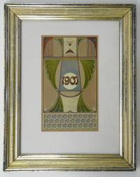 GR8040 Monogrammist„GM“, Jugendstil - Entwurf  für  eine  Karte / Plakat  1901