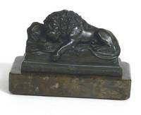 SK3029 Liegender  Bronze - Löwe (Das  Löwendenkmal  von  Luzern)