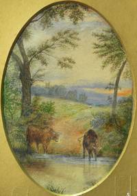 GE4103 Hal  Rogers,  Zwei  Kühe  am  Wasser  (Eventide  1878)