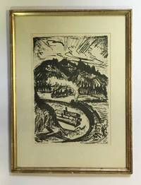 GR8014 Ernst  Ludwig  Kirchner / Max  Slevogt,  Zwei  Lithographien (“Bahnkurve  Taunus“  und „Im  Staub  mit  allen  Feinden“