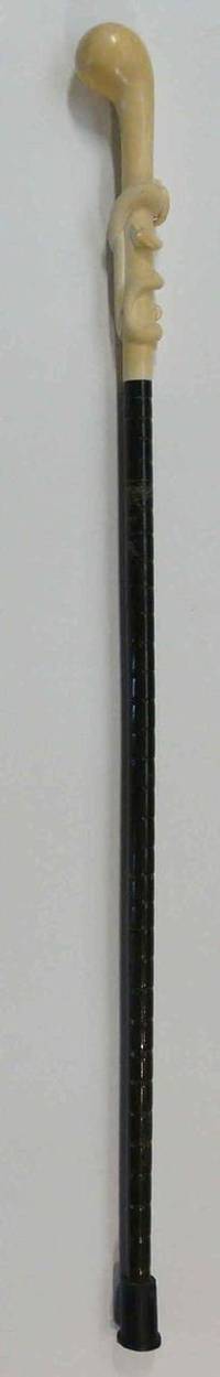 VE6012 Spazierstock  mit  Elfenbein - Schlangen - Griff