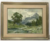 GE4066 Edward  Harrison  Compton, Sommer  in  den  Alpen