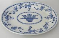 PK1106 Große ovale Minton - Platte (Dekor Delft)