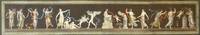 VE6022 Antikisierender  Tapetenfries  19.  Jahrhundert