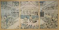 GR8004 Utagawa  Toyokuni,  Aufführung  im   Kabuki - Theater  in  Edo