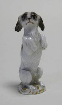 PK1018 Miniatur - Hundeskulptur   Meissen