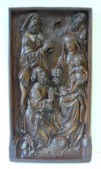 SK3048 Holz - Guss - Relief  „Anbetung  der  Könige“  nach  Tilmann   Riemenschneider