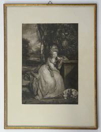 GR8004 Dame  mit  Hündchen  (Lithographie)