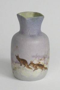 PK1043 Clement  Massier, Vase  mit  Landschaftsszenerie