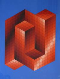 GR8014 Victor  Vasarely, Kinetische  abstrakte   Komposition  - Op  Art  (Ex. - Nr. 24  von  25)