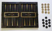 VE6016 Barocke  Spielschatulle   Backgammon / Schach / Dame.