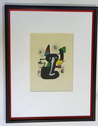 GR8020 Joan  Miro, Schwarze  Katze  (Farb - Lithographie)