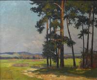 GE4111 Eugen  Bracht, Landschaft  mit  Kiefern