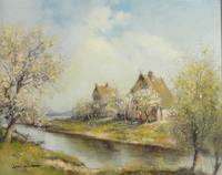 GE4081 Herbert  Heinisch, Landschaft  im  Frühling