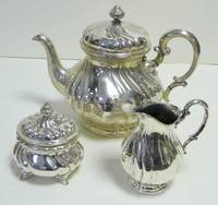 MT5014 Kaffee - Tee - Service   Silber  „Dresdener   Barock“