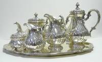 MT5014 Kaffee - Tee - Service   Silber  „Dresdener   Barock“