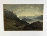 GE4032 Gustav  Freiherr  von  Bechtolsheim, Weite  Alpenlandschaft