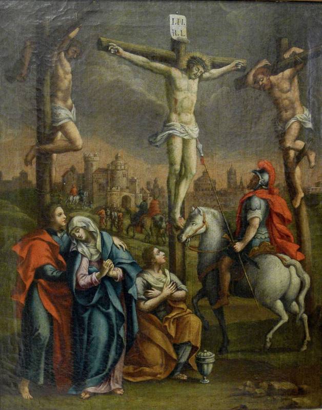 GE4033 Franz  Stoll, Die  Kreuzigung  Christi
