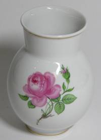 PK1019 Meissen-Väschen Rote Rose