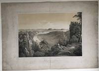 GR8026 Drei  Lithographien  Sächsische  Schweiz  (Bastei, mit  Blick  auf  die  Elbe), um 1830/50