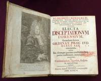 GR8041 Johann   Heinrich  Berger, Electa  Disceptationum  forensium... 1706